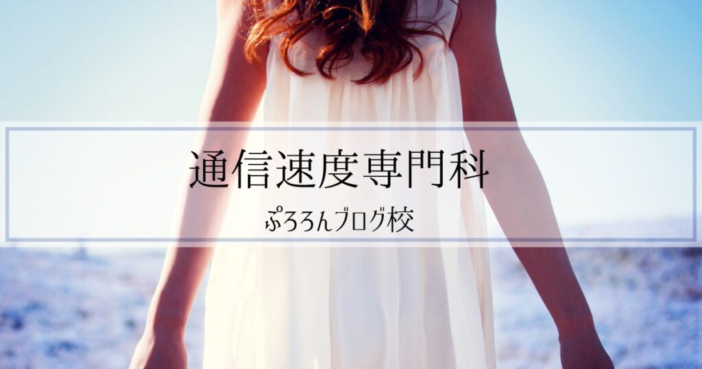 通信速度専門科
